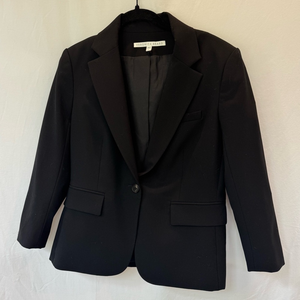 Veronica Beard Black School Boy - Wool - Size 6